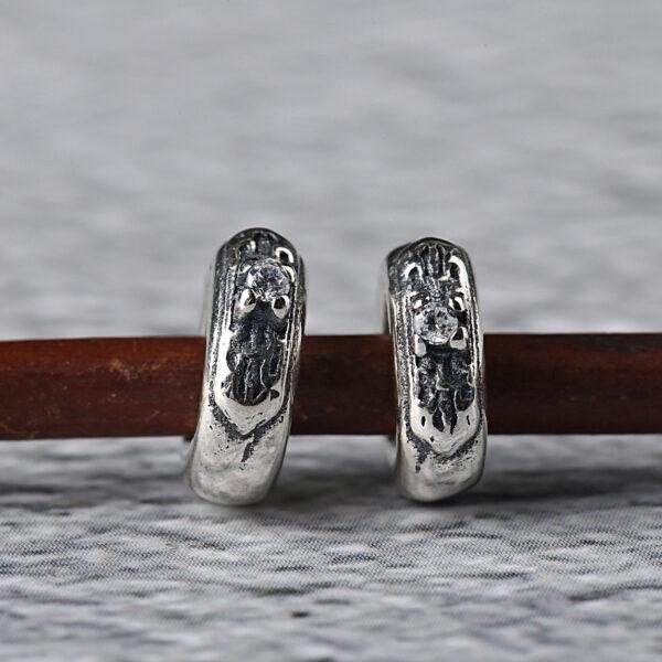 ring bead, flower bead, spacer bead, s925 sterling silver, silver bead, oxidized silver bead - Image 6