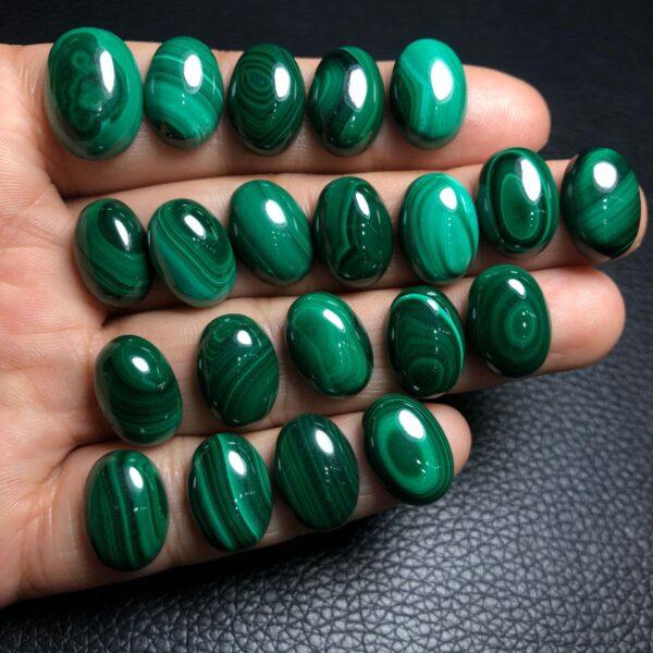 malachite bead, oval bead, green bead, ring gemstone, pendant gemstone