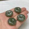 nephrite bead, rondelle bead, donut bead, jade bead, green bead, high quality bead, genuine bead, natural bead