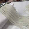 nephrite bead, round bead, whole strand bead, white bead, jade bead, high quality bead, genuine bead, natural bead