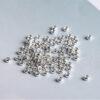 ring bead, donut bead, simple bead, spacer bead, s925 sterling silver, silver bead, bright silver bead