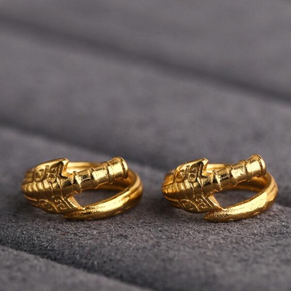 ring bead, sword bead, spacer bead, s925 sterling silver, sterling silver bead, golden bead, gild bead