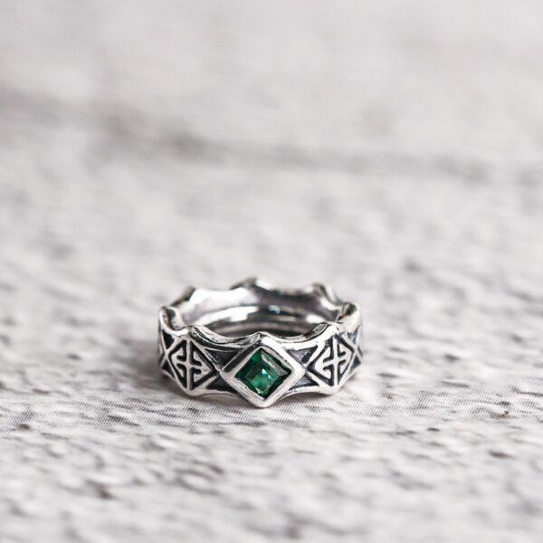 ring bead, jump ring bead, spacer bead, s925 sterling silver, silver bead, oxidized silver bead - Image 3