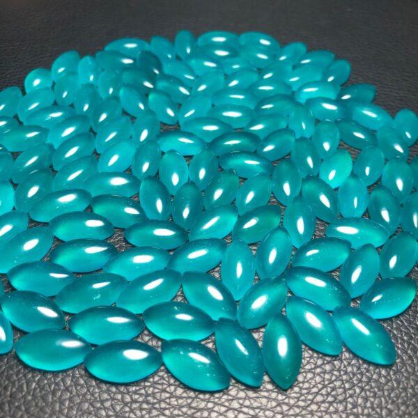 amazonite bead, horse eye bead, blue bead, clear bead, ring gemstone, pendant gemstone - Image 4