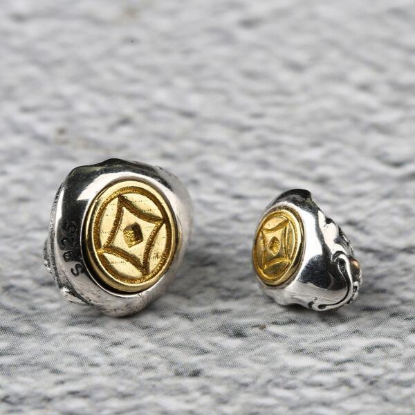 pixiu bead, animal bead, Auspicious Beast, spacer bead, s925 sterling silver, silver bead, oxidized silver bead - Image 5