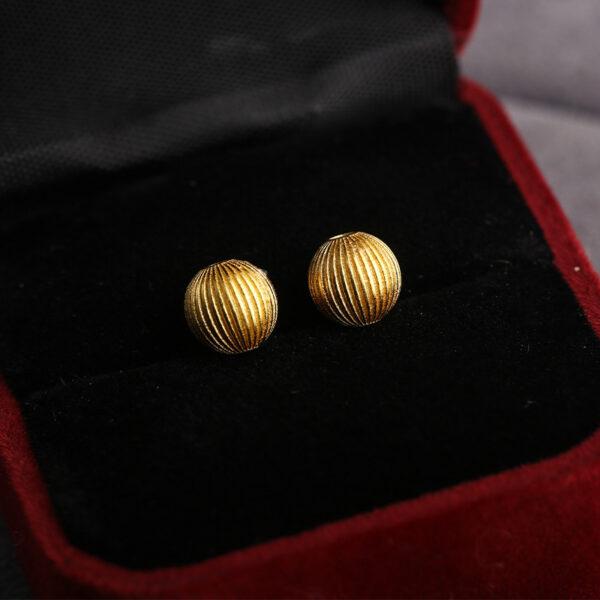 round bead, lantern bead, spacer bead, s925 sterling silver, silver bead, golden bead, gild bead - Image 5