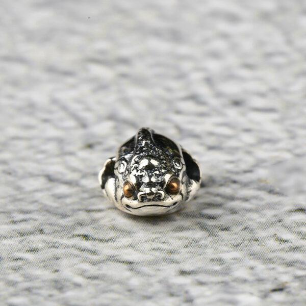 pixiu bead, animal bead, Auspicious Beast, spacer bead, s925 sterling silver, silver bead, oxidized silver bead - Image 8